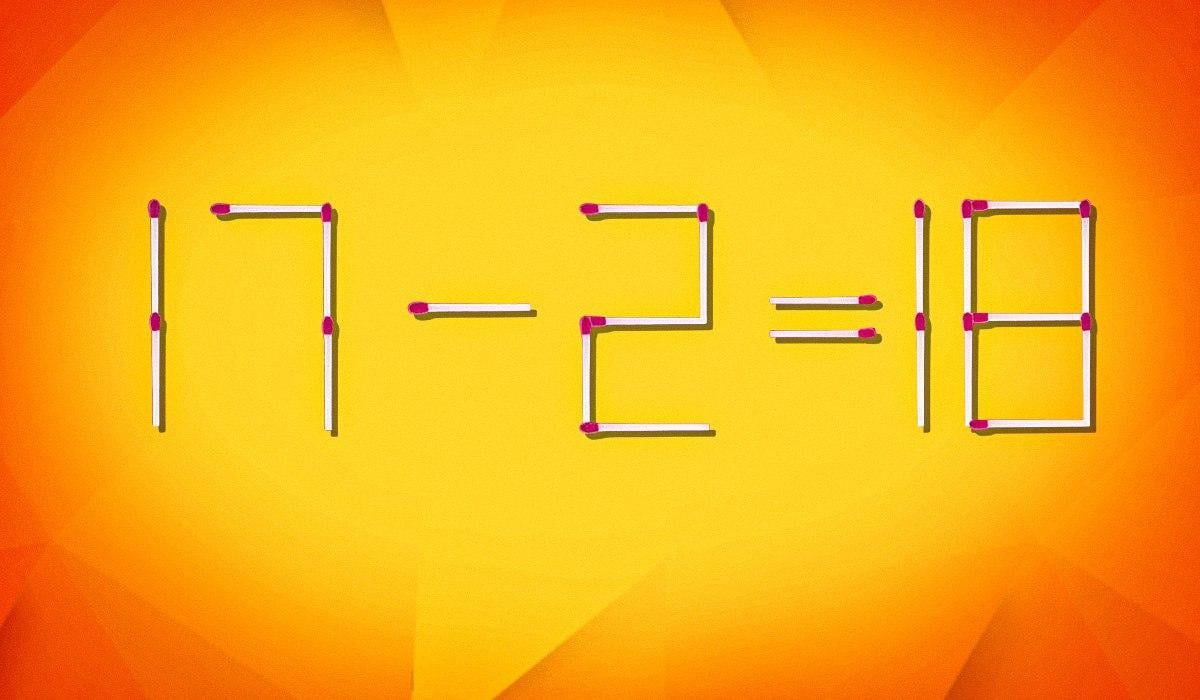 Eşitliğin doğru olması için 1 maçın nereye taşınması gerektiği: büyüleyici bir bulmaca