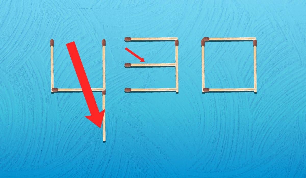 Saati göstermek için yalnızca 2 kibriti hareket ettirmeniz yeterli - beş buçuk: zor bir IQ testi