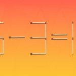 Eşitliği doğru hale getirmek için sadece 1 kibriti hareket ettirmeniz