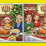 IQ testi: 16 saniyede bir aile yemeği resmindeki 3 farkı