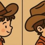 IQ testi: 51 saniyede bir kovboy resmindeki 3 farkı bulun