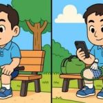 Süper IQ testi: 19 saniyede parktaki bir çocuğun resmindeki 3